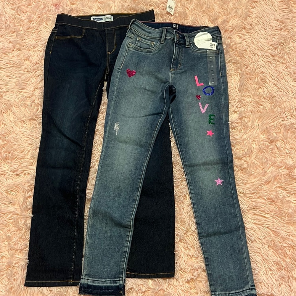Girls Skinny Jeans Size 10